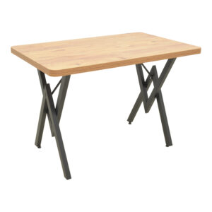 Vertex table Argos The Classic oak with black metal legs 110x70x72cm