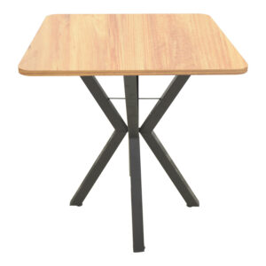197 000323 1 Arenya table Argos The Classic natural shade with black metal legs 70x70x72cm