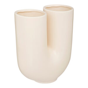 Vase Dorta Argos The Classic ceramic in cream color 21x11.4x25cm