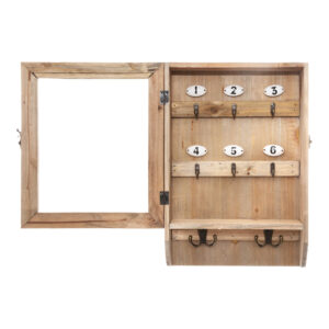 199 000669 1 Wall keybox Keledy Argos The Classic fir in natural color 26.4x8x38cm