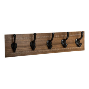Coat hook Terty Argos The Classic mdf in walnut color 50x8.5x13cm