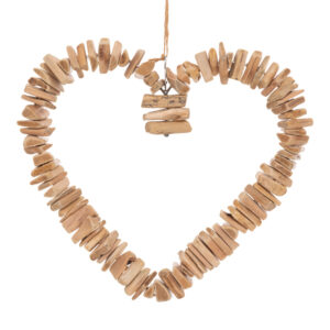 Wall heart deco Herea Argos The Classic in natural color 36x4.5x37cm
