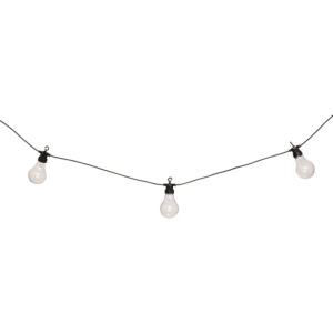 199 000685 Deco garland with 10 led lights Karivan Argos The Classic in black color 490x12x6cm