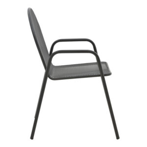 200 001126 3 Vergo-Tarete Argos The Classic dining set 3pcs metal in black shade
