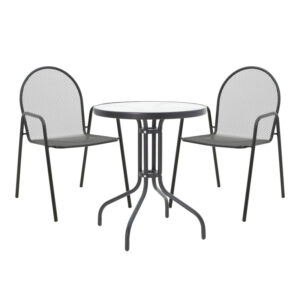 200 001131 Watson-Tarete Argos The Classic dining set 3pcs metal in black shade