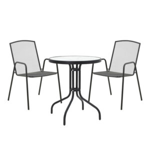 200 001132 Watson-Pomedon Argos The Classic dining set 3pcs metal in black shade