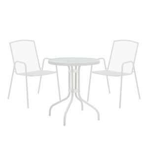 200 001133 Watson-Pomedon Argos The Classic dining set 3pcs metal in white shade