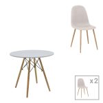 Dining Room Set with 2 Chairs