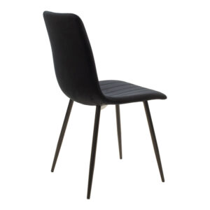 200 001258 2 Julita-Noor Argos The Classic dining table set of 5 pcs MDF black-natural legs Φ80x73cm
