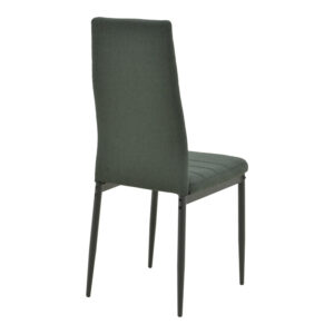200 001408 2 Dining table Balou-Parker Argos The Classic set of 5 pcs black-fabric anthracite D100x73cm
