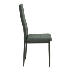 200 001408 3 Dining table Balou-Parker Argos The Classic set of 5 pcs black-fabric anthracite D100x73cm