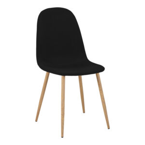 200 001428 1 Bella-Balou dining table Argos The Classic set of 5 pcs MDF black-black fabric D100x73cm
