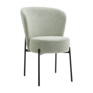 200 001435 1 Dining table Balou-Houlian Argos The Classic set of 3 pcs MDF black-mint fabric D80x73cm