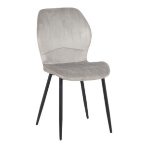 200 001586 2 Dining Room with Jelour Pistachio Chairs and Donda Table Black Φ100x76 Set of 5pcs
