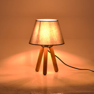 202 000156 1 Table lamp PWL-1071 Argos The Classic Ε27 grey-walnut D22x32cm