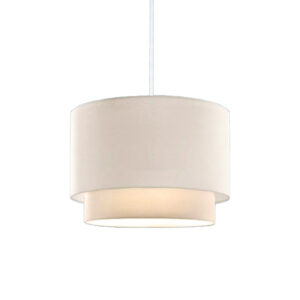 Tachi Argos The Classic E27 ceiling lamp fabric-pvc in cream color D30x20cm