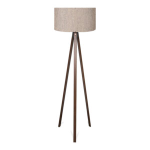 Floor lamp PWL-1059 Argos The Classic E27 in sand/beige-walnut shade D38x140cm