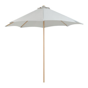 Professional umbrella Mawoo Argos The Classic metal - aluminum one-piece pole in wood-cream shade D250x235cm
