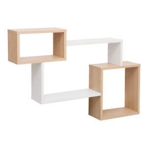 Wall shelf Beldra Argos The Classic in natural-white color 84x15x57.8cm