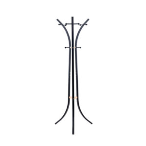 Bamile Argos The Classic clothes rack black metal and natural rubberwood 51x63x175cm