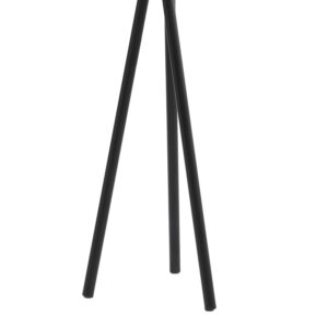 226 000032 2 Coat Stand Sigar Argos The Classic metal-wood in black-natural color 49x51x187cm