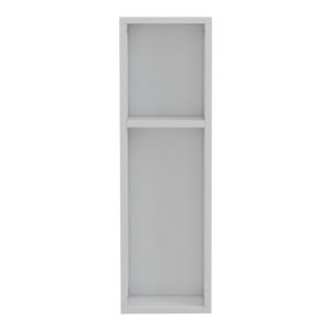 230 000044 1 Racks Argos The Classic wall shelf-bedside table in white 20x15x65cm