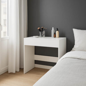 Artemisia Argos The Classic bedroom console-dressing table in white 90x45x76.8cm