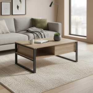 Coffee table Bendon Argos The Classic in sonoma-black color 100x60x44.5cm
