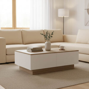 Coffee table Winey Argos The Classic in sonoma-white color 90x60x31.5cm