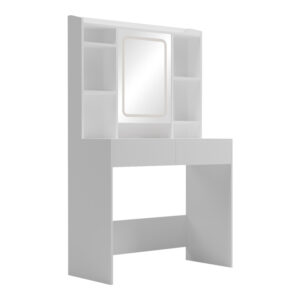 Dressing table Efilia Argos The Classic with led in white color 90x40x145cm