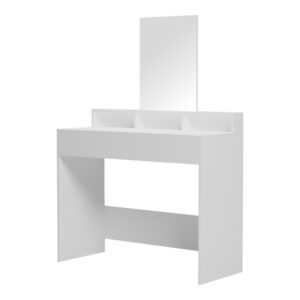 230 000115 3 Dressing table Frentsel Argos The Classic with mirror in white color 100x40x140cm