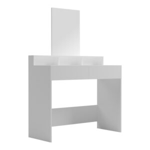 230 000115 Dressing table Frentsel Argos The Classic with mirror in white color 100x40x140cm