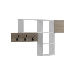 Wall shelf rack Wenia Argos The Classic in sonoma-white 99.5x15x61cm