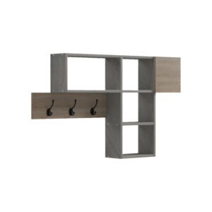 Wall shelf rack Wenia Argos The Classic in sonoma and beige marble look 99.5x15x61cm