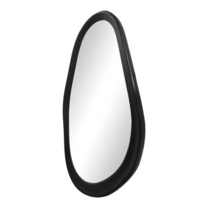 Oval mirror Baloa Argos The Classic mdf in black shade 44x4x80cm