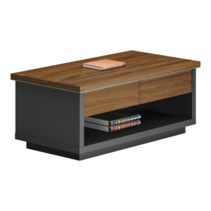 Oscar Argos The Classic professional office table in walnut-anthracite shade 120x60x42cm