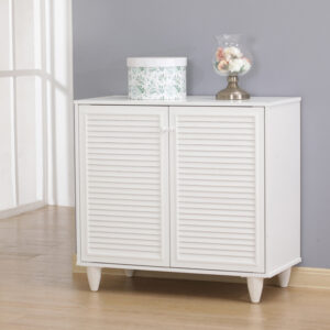 Shoe cabinet Ronan Argos The Classic in white color 70.5x35x.66cm