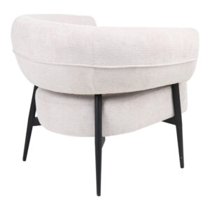 255 000074 1 Armchair Penfel Argos The Classic cream fabric and black metal legs 85x72x73cm