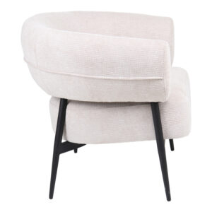 255 000074 2 Armchair Penfel Argos The Classic cream fabric and black metal legs 85x72x73cm