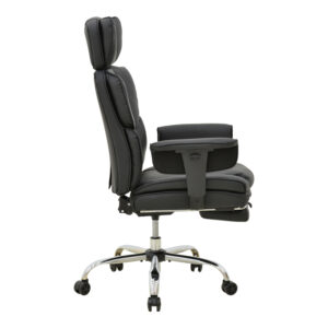 256 000015 2 Manager's office chair with footrest Zanci Argos The Classic black pu 70x66x112-120cm