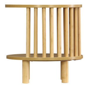 260 000028 1 Bedside table Nodial Argos The Classic MDF/Bamboo in natural color D40x40cm