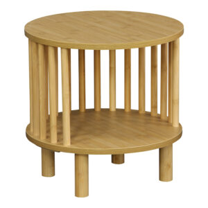 260 000028 Bedside table Nodial Argos The Classic MDF/Bamboo in natural color D40x40cm