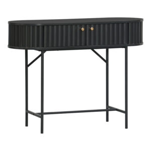 260 000031 1 Console Zakro Argos The Classic MDF-metal in black shade 100x35x75cm