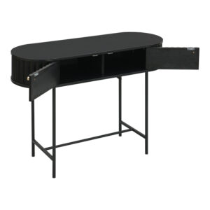 260 000031 2 Console Zakro Argos The Classic MDF-metal in black shade 100x35x75cm
