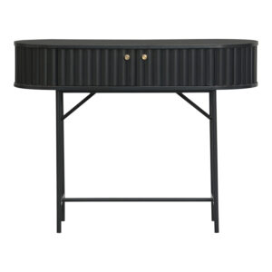 260 000031 3 Console Zakro Argos The Classic MDF-metal in black shade 100x35x75cm