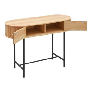 260 000035 2 Console Zakro Argos The Classic MDF-metal in oak shade 80x30x70cm
