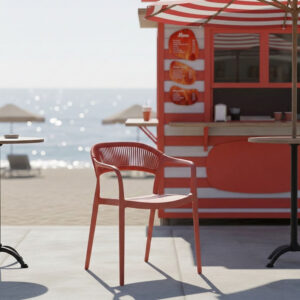 262 000054 1 Ankara Argos The Classic stackable armchair pp in terracotta color pe rattan 54x55.5x77cm