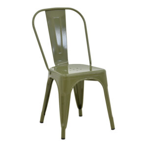 Utopia chair Argos The Classic metal in olive green color 44x44x85cm