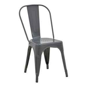 Utopia chair Argos The Classic metal in anthracite shade 44x44x85cm