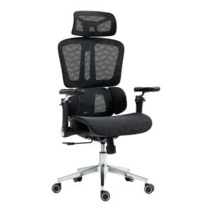 Work chair manager Jeffer Argos The Classic mesh in black color 67x62x115-125cm